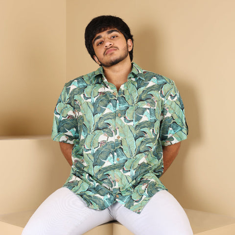 Hunter Cotton Half Sleeves Shirt