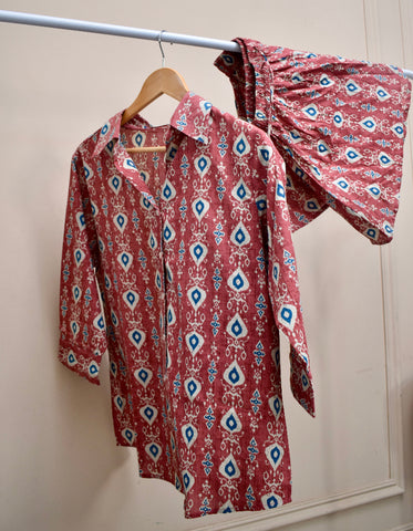 Rum Punch Paisley Printed Co-ord Set