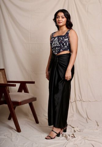 Crazy Glamour Drape Skirt