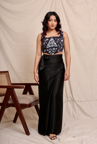 Crazy Glamour Drape Skirt