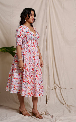 Banana Dacquiri Wrap Dress