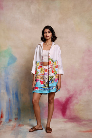 Sunset Sorbet Tokyo Print Co-ord Set