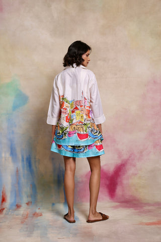 Sunset Sorbet Tokyo Print Co-ord Set