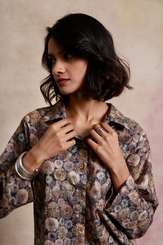 Rose Petal Punch Floral Print Co-ord Set