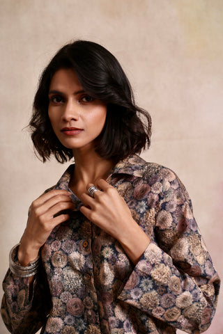 Rose Petal Punch Floral Print Co-ord Set