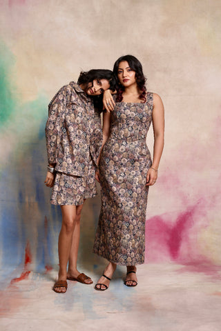 Rosehip Elixir Slit Skirt Co-ord Set