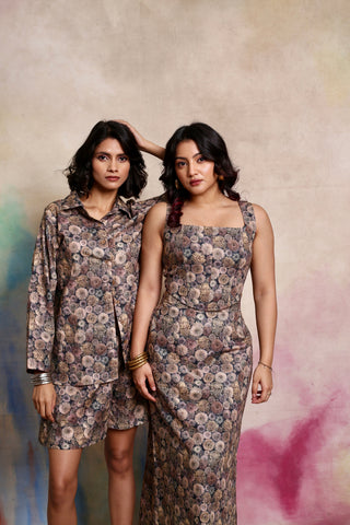 Rose Petal Punch Floral Print Co-ord Set