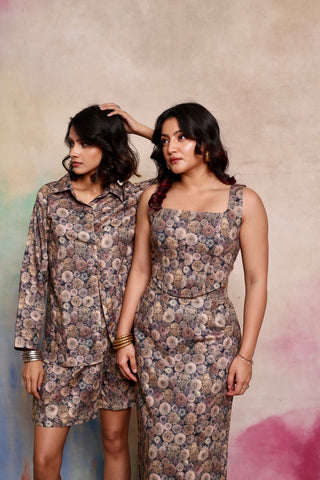 Rose Petal Punch Floral Print Co-ord Set