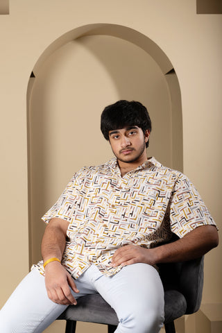 Screwdriver Cotton Half Sleeves Shirt