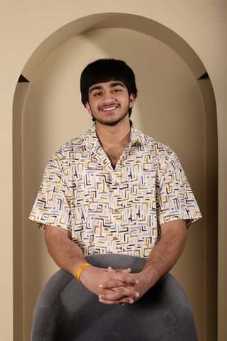 Screwdriver Cotton Half Sleeves Shirt